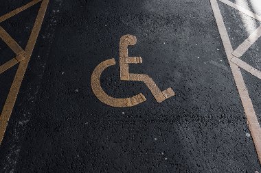 Disabled parking sign