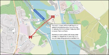 diversion route - night works Image 1