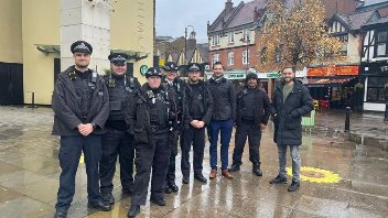 police and community safety team in Uxbridge town centre