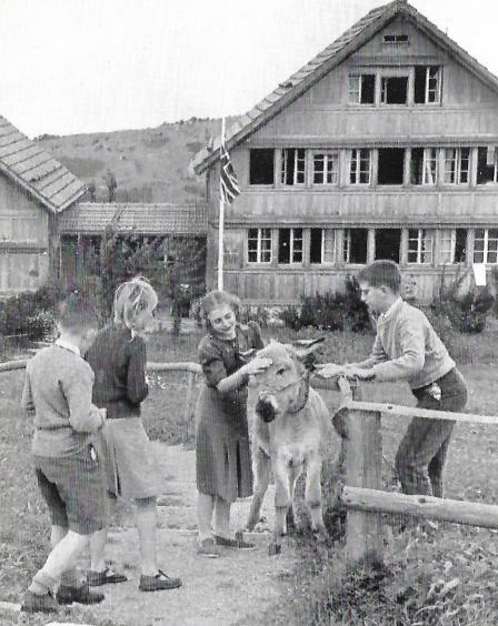 Freddy with British Boys from Thames House