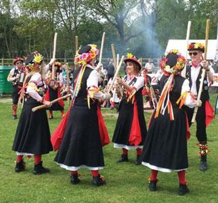 Morris dancing at a Ruislip WoodsTrust event, undated