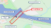 Breakspear Road south – road closure near Chiltern Railway Bridge