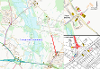 Harvil Road Diversion Map